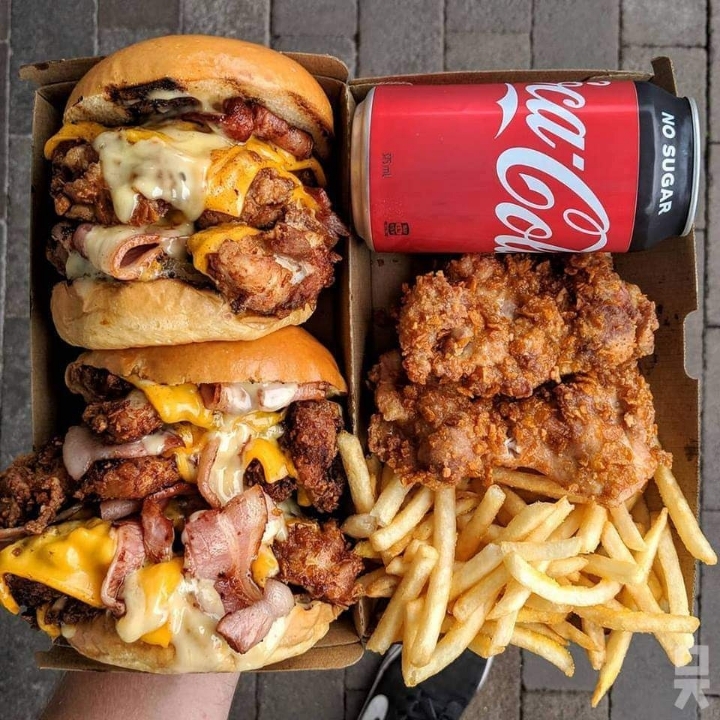 가성비 갑이라는 미국의 햄버거 1인 세트 | 인스티즈