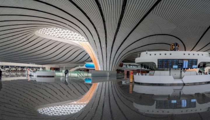 중국에서 짓고있는 공항 jpg | 인스티즈