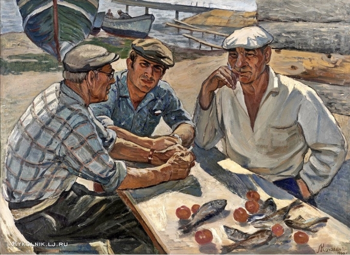 소련 화가들이 그린 어부 | 인스티즈