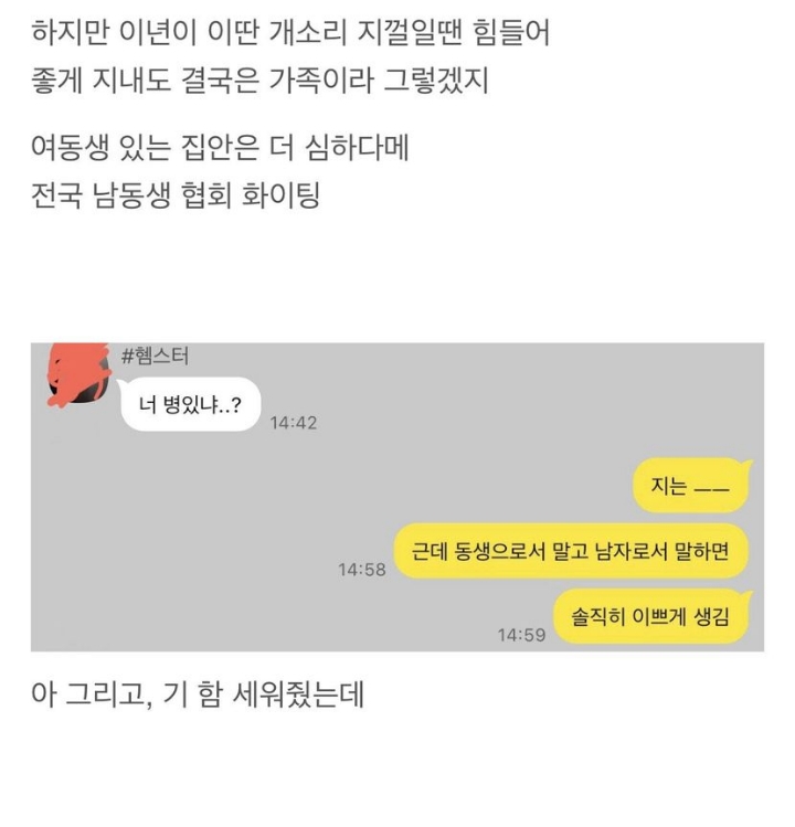 누나와 동생의 카톡.jpg | 인스티즈