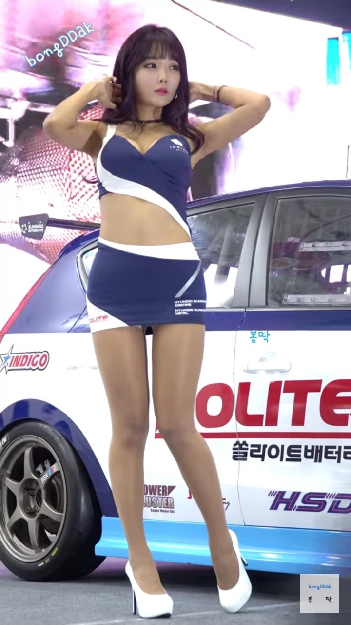 홍진영 닮은 레이싱걸 | 인스티즈