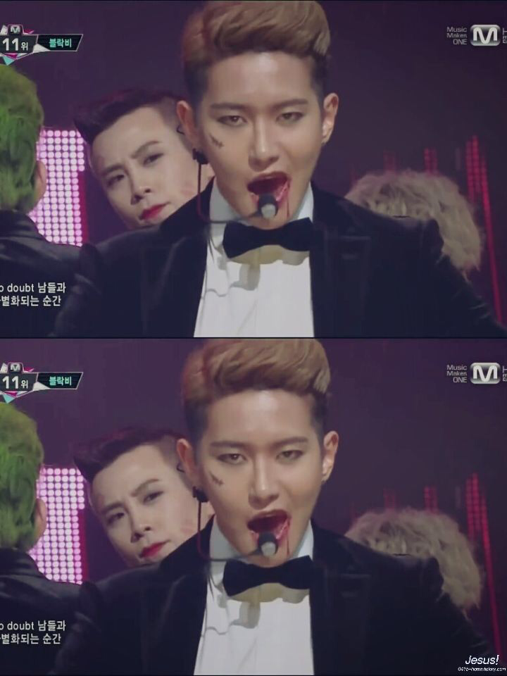 무대에서 할로윈 분장한 아이돌들 | 인스티즈