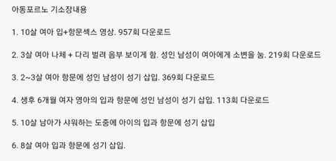 미국이 아득바득 이갈고 잡은 아동포르노 범죄자 우리나라는 다 풀어주는 중 | 인스티즈