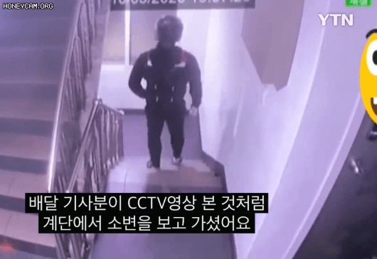치킨을 시켰더니 배달원이 복도에 오줌싸고 감.jpgif | 인스티즈
