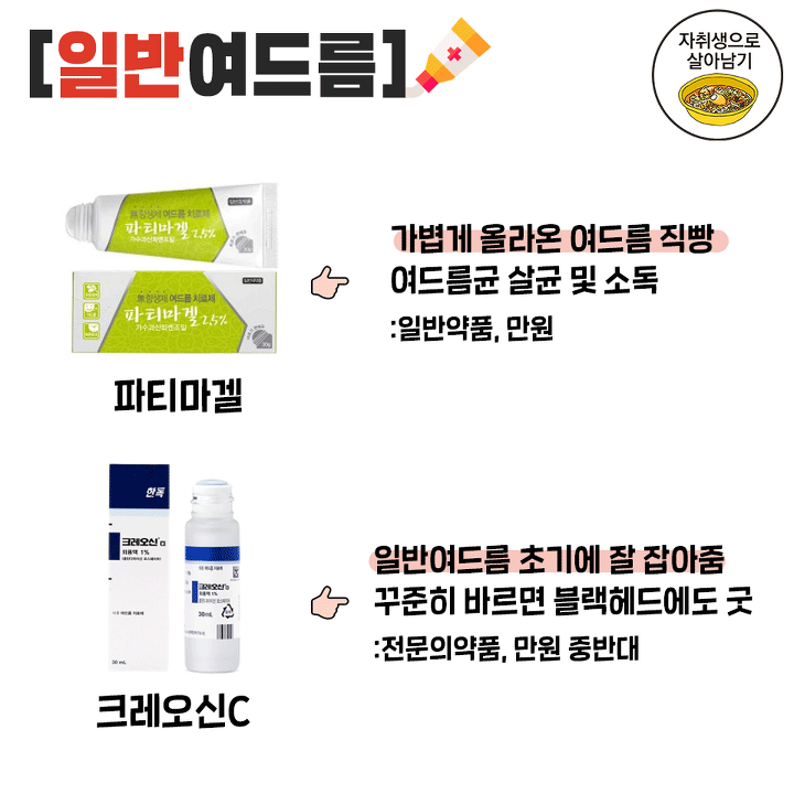 여드름종류별 직빵약정리 jpg | 인스티즈