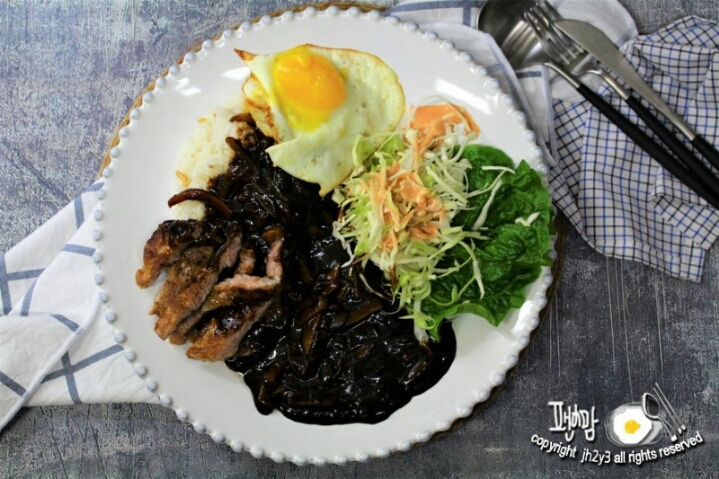 목살 짜장스테이크 jpg | 인스티즈