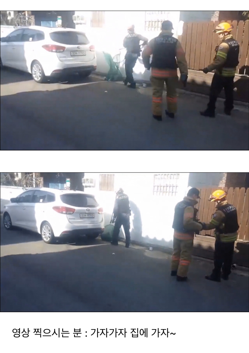 나무 울타리에 낀 냥이 | 인스티즈