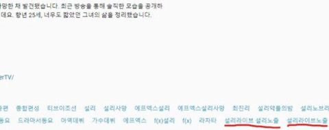 설리 사망소식에 설리노출 태그한 ㅈㅅ일보 | 인스티즈