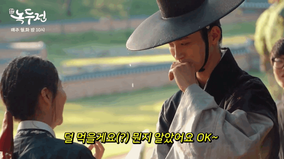 [조선로코녹두전] 긴장이 영상을 뚫고 나오는 장동윤 김소현 키스신 메이킹 | 인스티즈