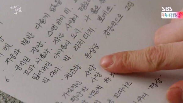 글씨 잘쓰는것같은 연예인 | 인스티즈