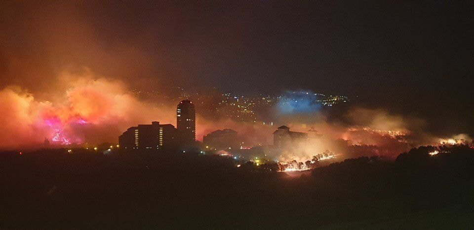 실시간 속초 산불 시내로까지 퍼지는중 | 인스티즈
