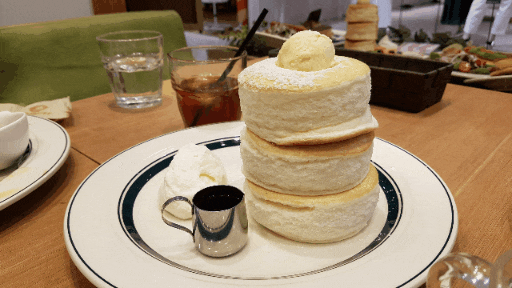 수플레 팬케이크 움짤 gif | 인스티즈