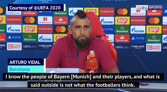 비달 : 바이언은 분데스리가에 있는 팀과 경기를 하는게 아니다 | 인스티즈