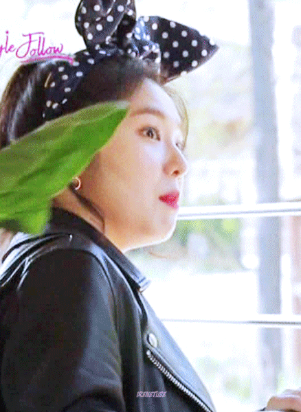 채소보고 놀라는 아이린.gif | 인스티즈