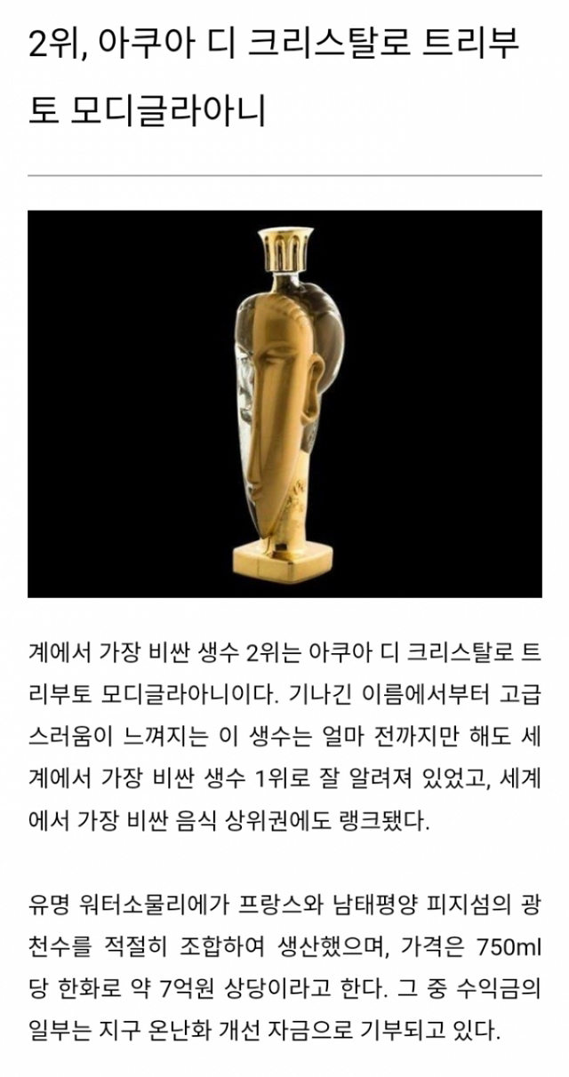 세계 최고의 먹는 물.jpg | 인스티즈