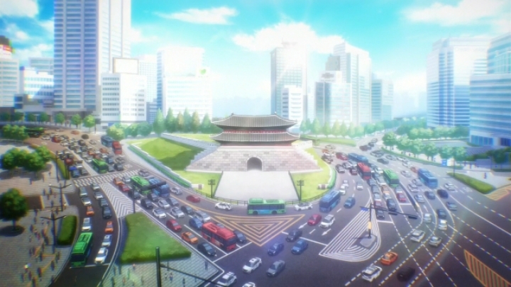 갓오하 애니 1화에서 보여준 한국 묘사 | 인스티즈