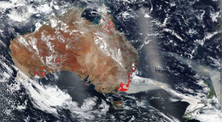 우주에서 본 호주상황 | 인스티즈