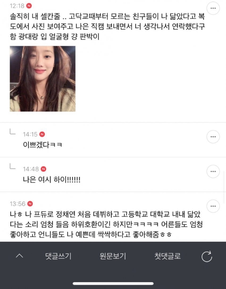 여시들이 들어봤다는 닮은꼴 연예인 | 인스티즈