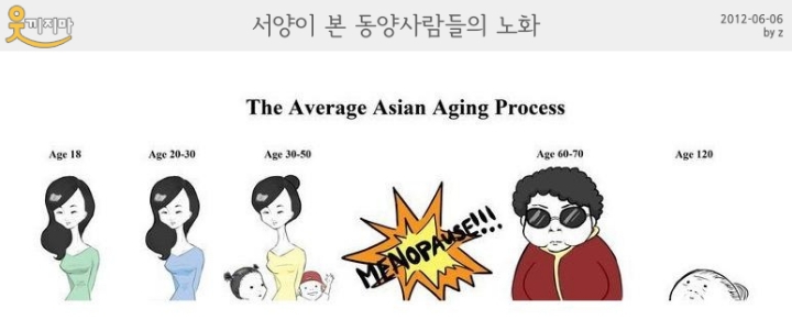서양인이 본 동양인의 노화 | 인스티즈