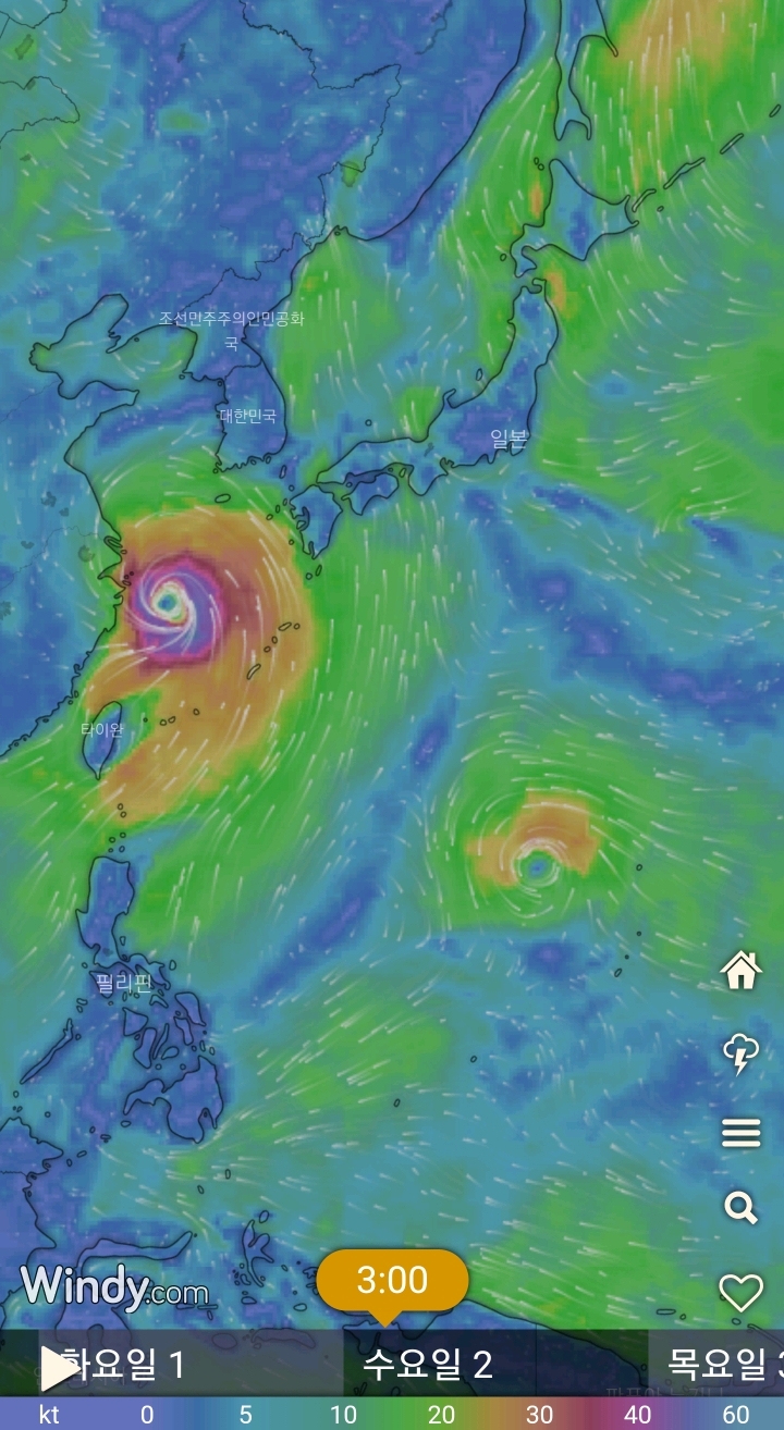 9호 태풍 마이삭 예상 경로 | 인스티즈