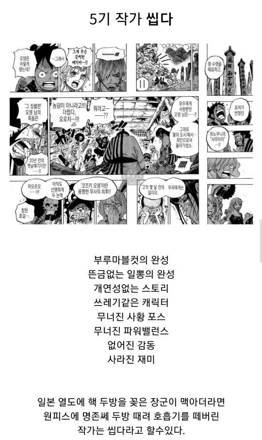 역대 원피스 작가 리스트 | 인스티즈