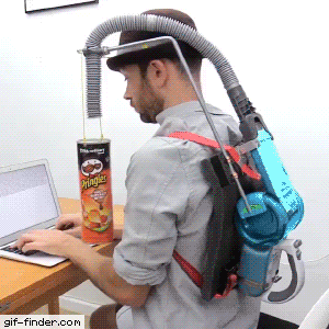 손안대고 프링글스 먹는 기구...jpg | 인스티즈