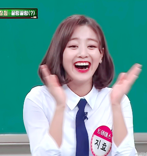 단발이 잘어울리는 트와이스 지효.gif | 인스티즈