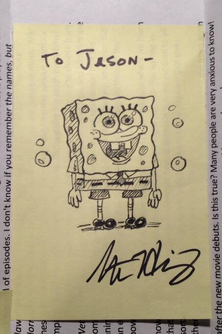 스폰지밥 원작 작가 고등학생때 사진 | 인스티즈