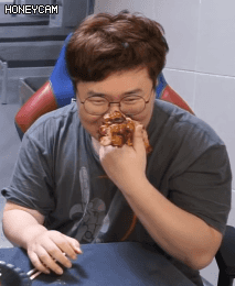 남 먹는거보고 대리만족 느끼는 BJ봉준 GIF | 인스티즈