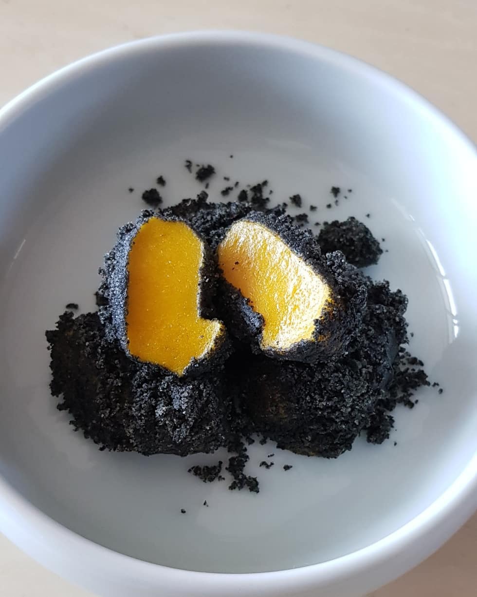 짱맛이라는 흑임자단호박인절미 비주얼........jpg | 인스티즈