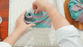 보자기 떡케이크 만드는 방법.gif | 인스티즈