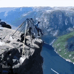 노르웨이에서 즐기는 고인물들의 액티비티.gif | 인스티즈