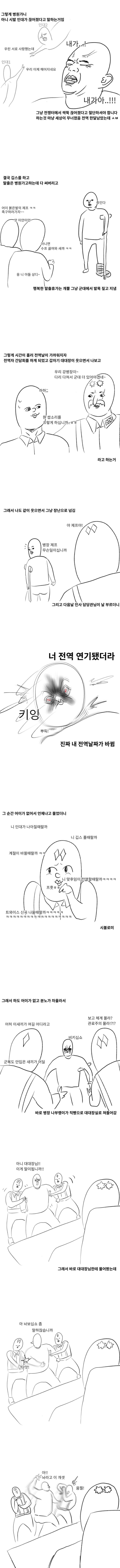 너 전역 연기됐대.MANHWA | 인스티즈