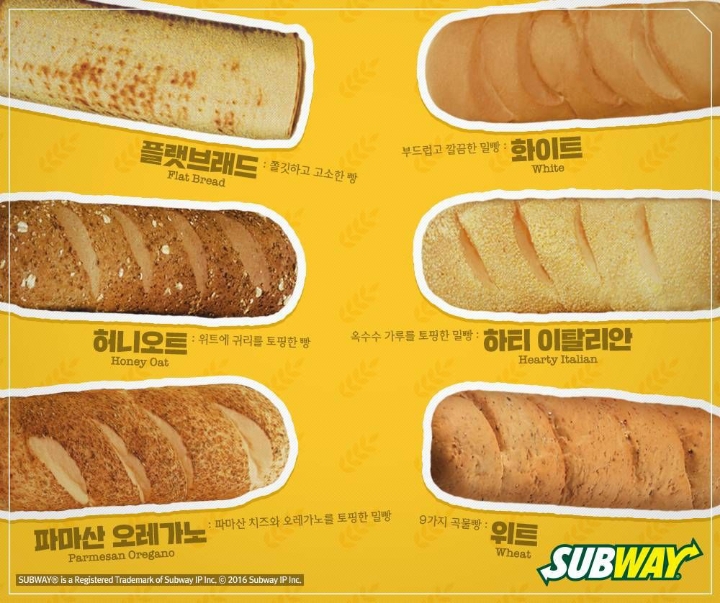 서브웨이가면 선택하는 빵종류는? | 인스티즈