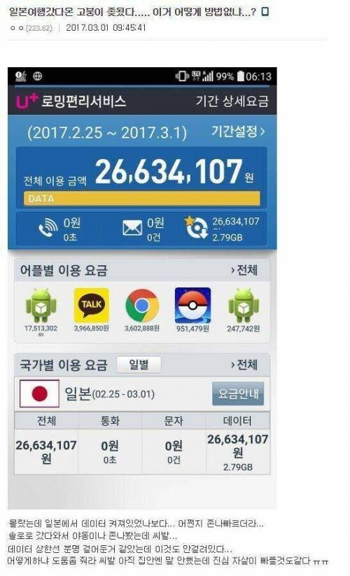 2700만원 비용의 초호화 일본 여행 | 인스티즈