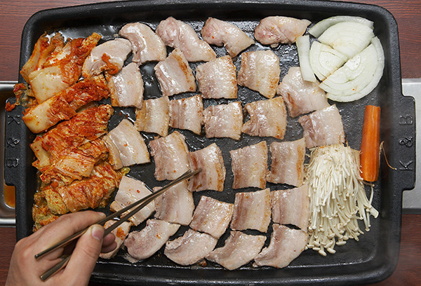 삼겹살 두께 선호도 | 인스티즈