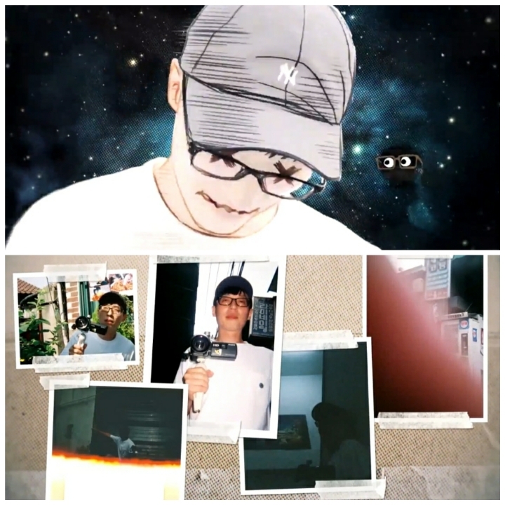 [놀면뭐하니] 로고 손글씨 유재석,사진촬영 조세호,촬영 도와준 모델 아이린.jpg | 인스티즈