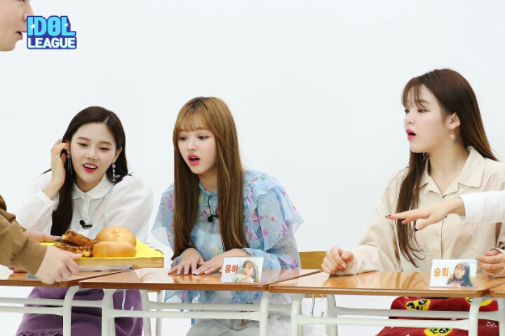 오마이걸 아이돌리그 현장 비하인드.jpg | 인스티즈