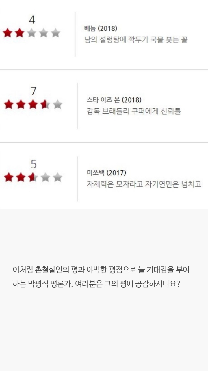 어느 평론가로부터 최악의 평을 들은 영화 13개 | 인스티즈