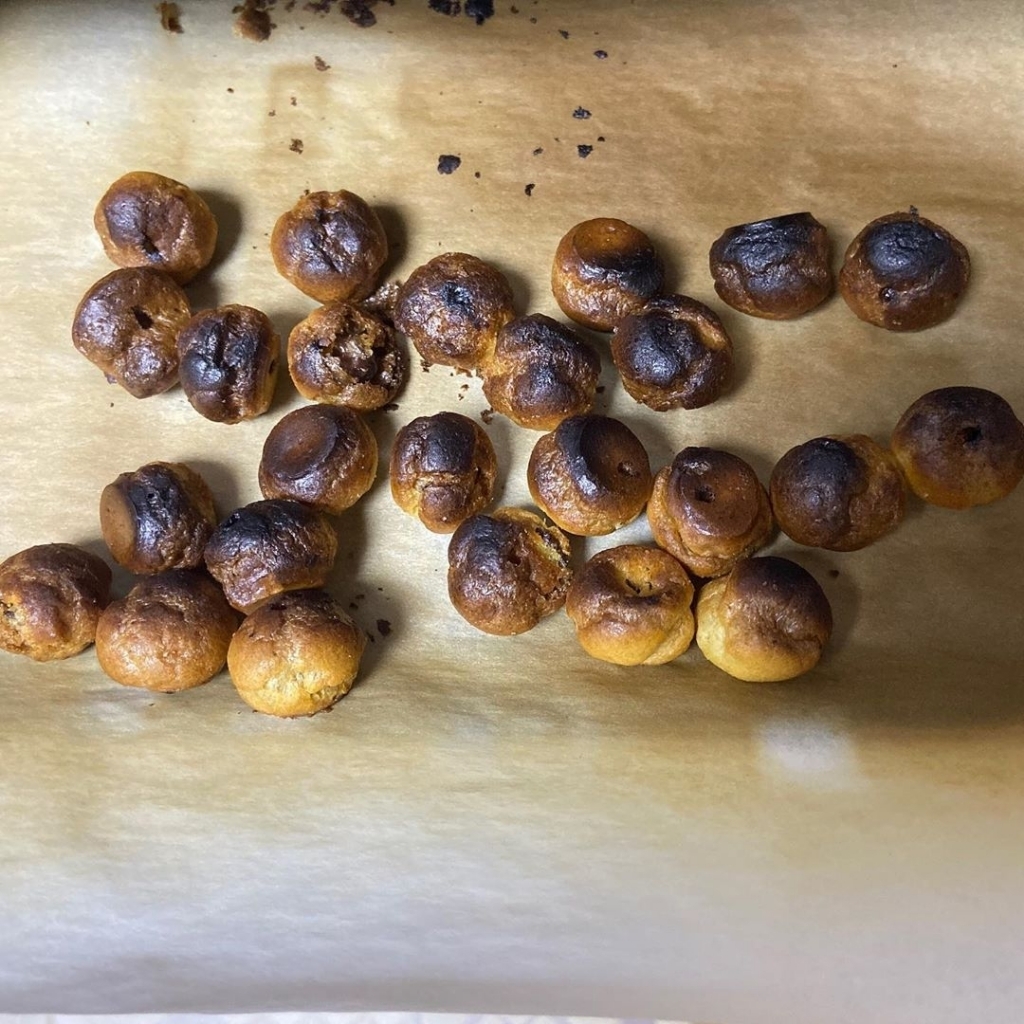 에어프라이어에 돌려버린 홈런볼........jpg | 인스티즈