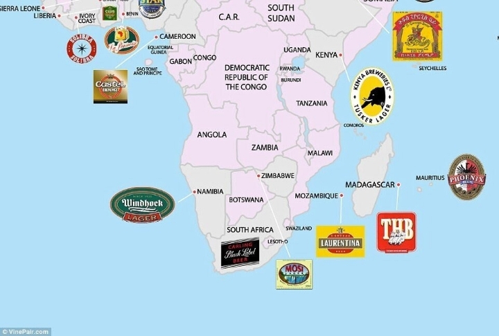 각나라에서 제일 인기있는 맥주 메이커 지도 | 인스티즈