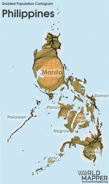각 나라별 수도권 (혹은 대도시) 집중화를 보여주는 지도 | 인스티즈