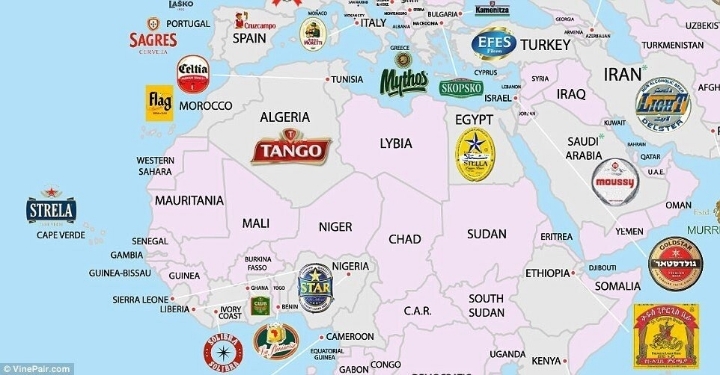 각나라에서 제일 인기있는 맥주 메이커 지도 | 인스티즈