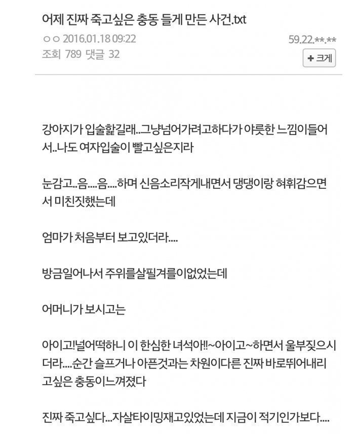 개랑 키스하고 수치플 | 인스티즈