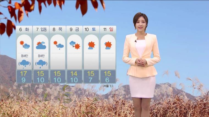 최아리 MBC 기상캐스터 생방송중 애교 | 인스티즈
