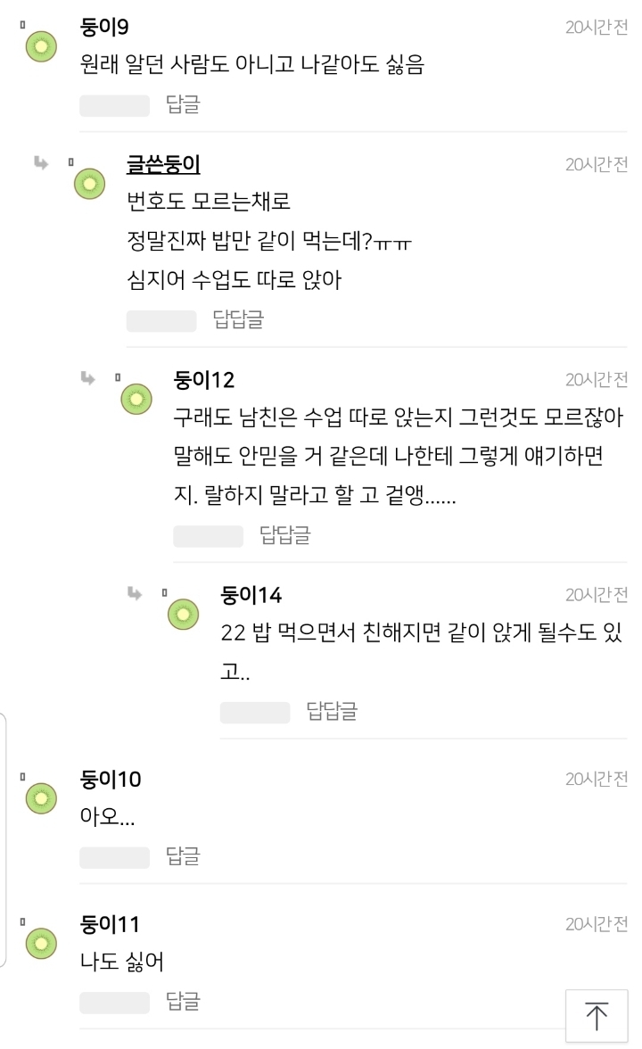 교양에서 만난 이성이랑 밥 먹는거 남친이 이해안된다는데 | 인스티즈