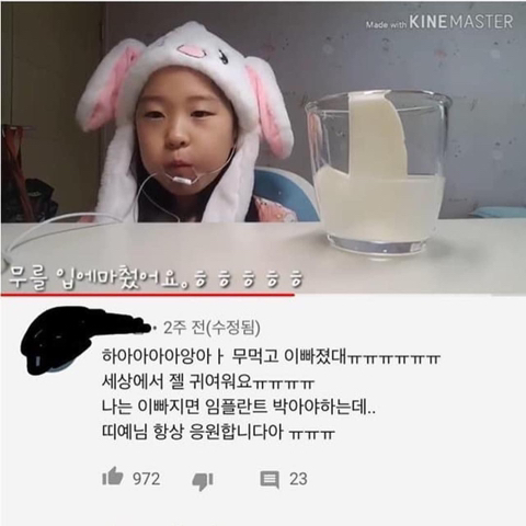 유튜버 띠예 달콤이들 댓글 근황.jpg | 인스티즈