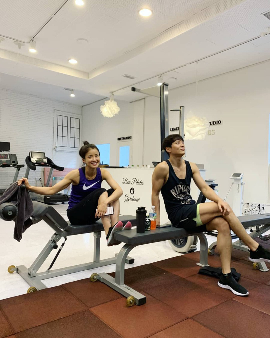 배우 이시영과 주원 헬스장에서.jpg | 인스티즈