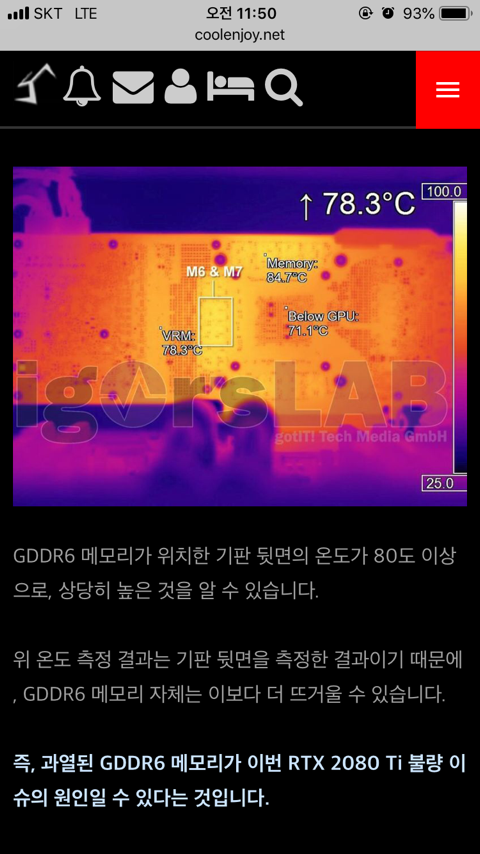2080ti 고장원인은 gddr6 메모리일 가능성이 높다 | 인스티즈