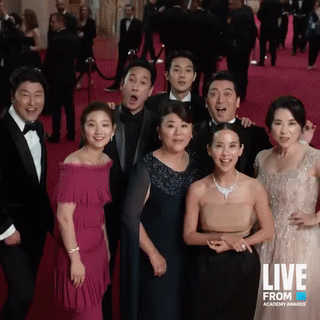 오스카 시상식간 기생충팀.jpg | 인스티즈